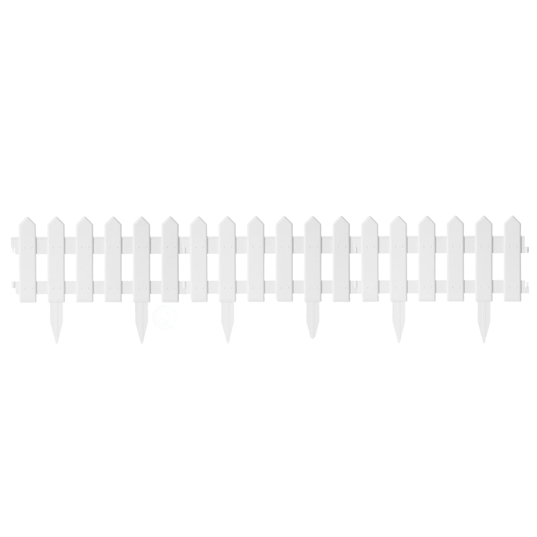 Decorative Garden Ornamental Edging Border Lawn Picket Fence Landscape Path Panels, Pack of 6 Image 5