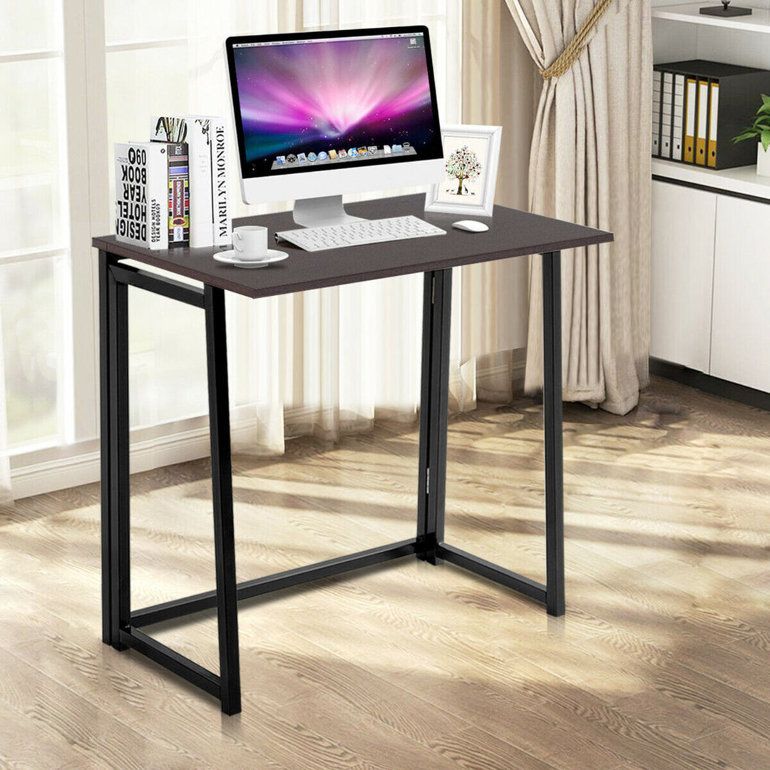 Foldable Computer Desk Home Office Laptop Table Writing Desk Study Table Image 3