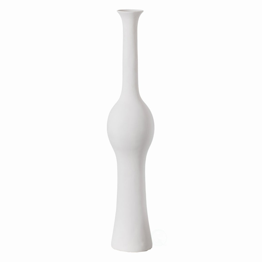 Unique Style 58.75 inch Tall Floor Vase for Entryway, Dining, or Living Room Decor, Elegant White Ceramic Tall Vase with Image 7