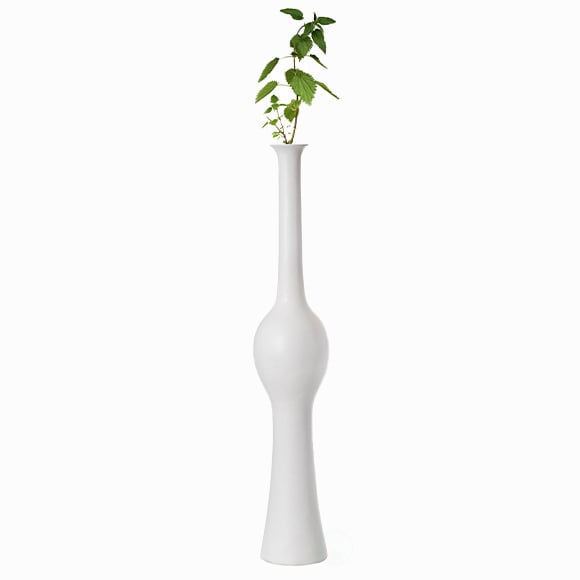 Unique Style 58.75 inch Tall Floor Vase for Entryway, Dining, or Living Room Decor, Elegant White Ceramic Tall Vase with Image 3