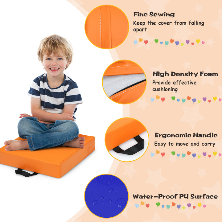 6PCS Square Kids Floor Cushion Toddler Foam Seat Cushion Waterproof Colorful Image 10