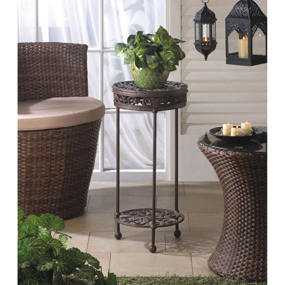 CAST IRON ROUND PLANT STAND Image 2