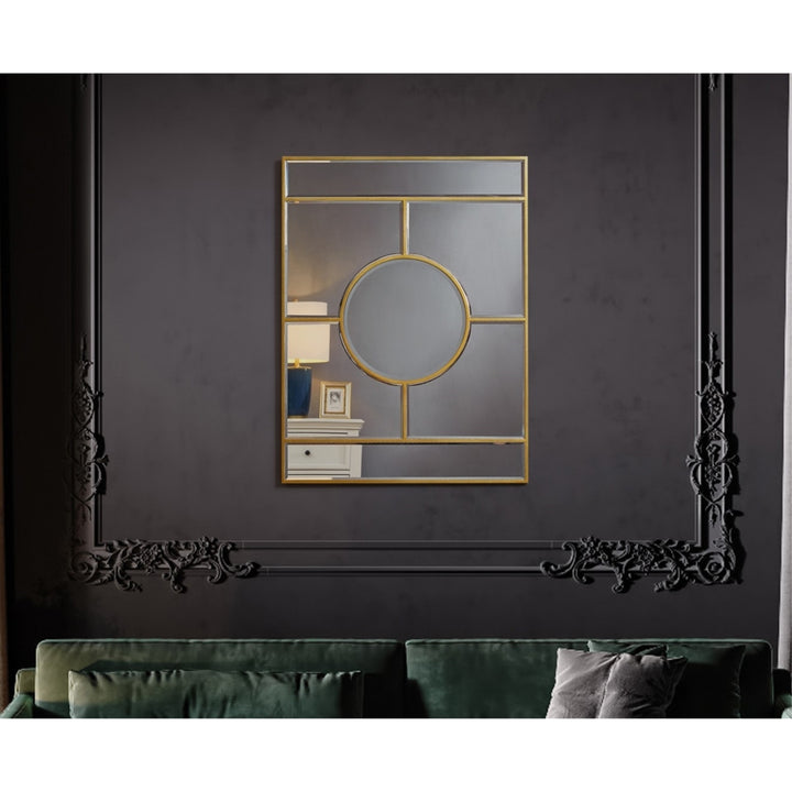 Maleah Mirror - Accent Geometric Overlay 31.5" x 23.6" x 0.7"Wall Mounted Image 1