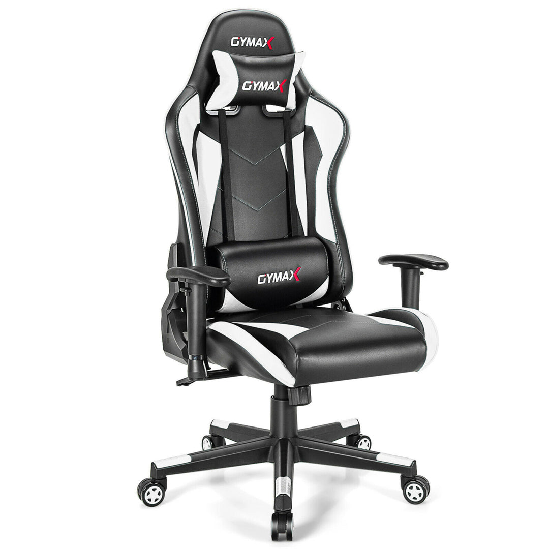 Gaming Chair Adjustable Swivel Racing Style Computer Office Chair Image 4