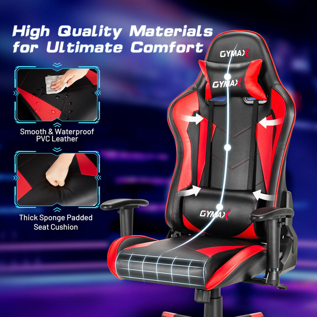 Gaming Chair Adjustable Swivel Racing Style Computer Office Chair Image 2