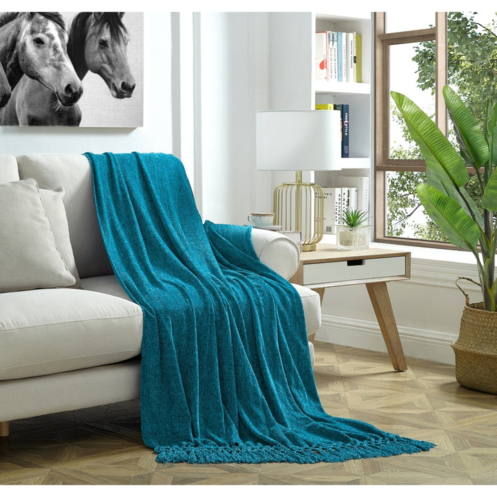 Danilo Throw-Chenille-Tassel-Soft Image 4