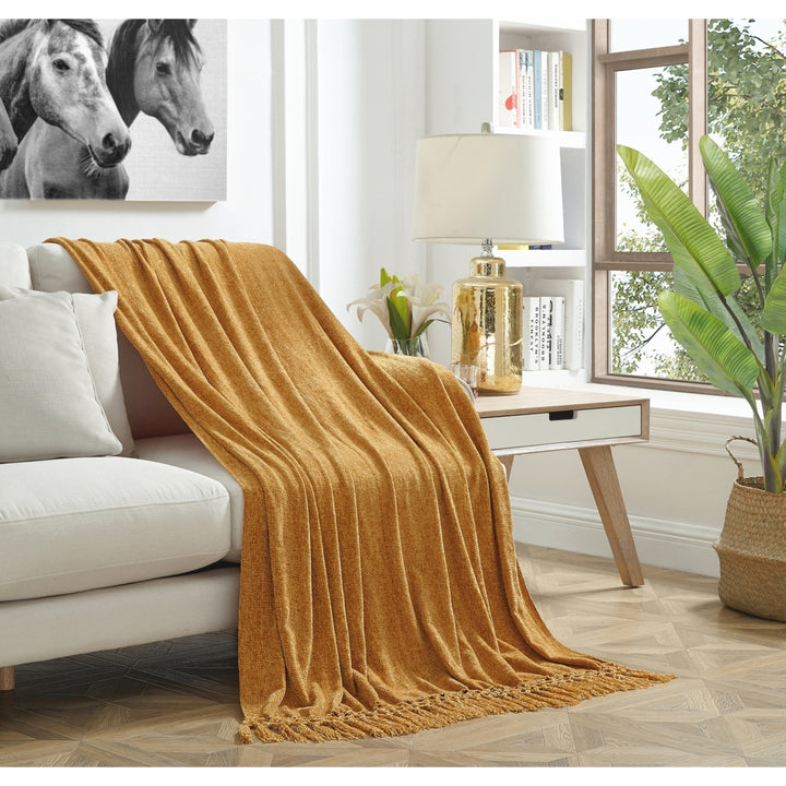 Danilo Throw-Chenille-Tassel-Soft Image 6