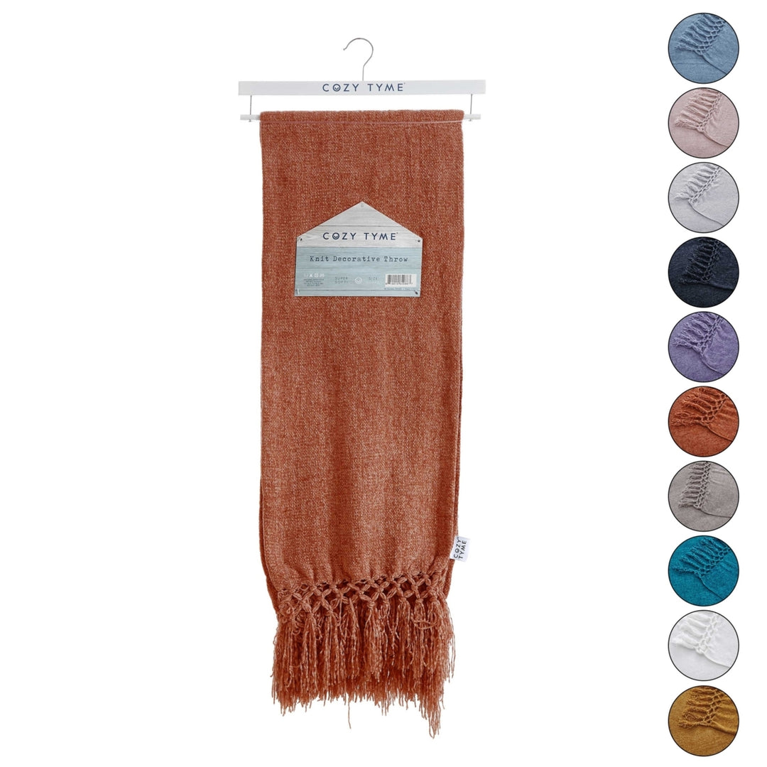 Danilo Throw-Chenille-Tassel-Soft Image 12