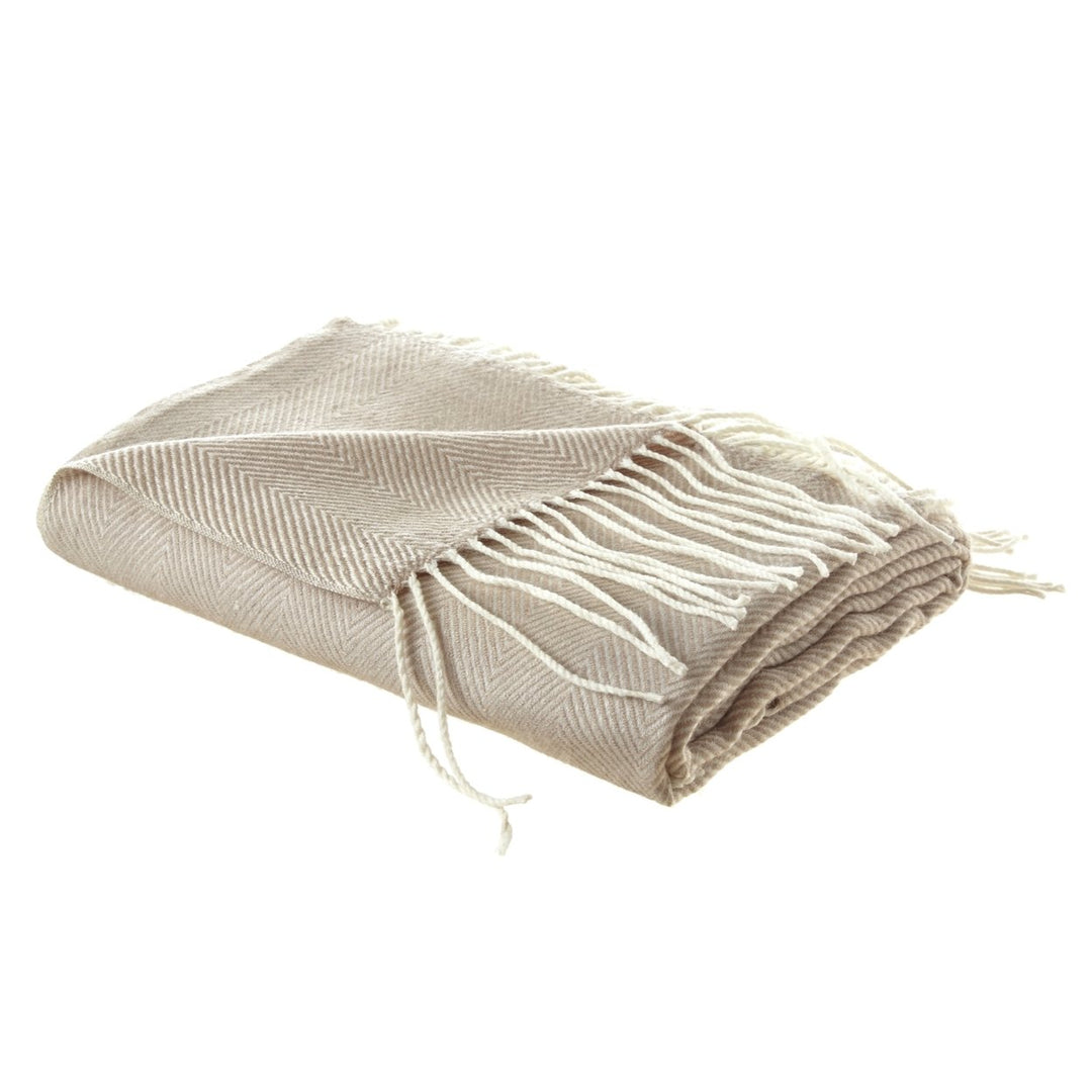 Nahla Throw-Faux Cashmere-Fringe-Cozy Image 7