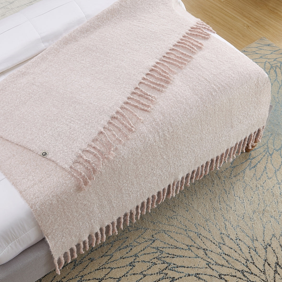 Koen Throw-Faux Mohair-Tassels-Soft Image 10