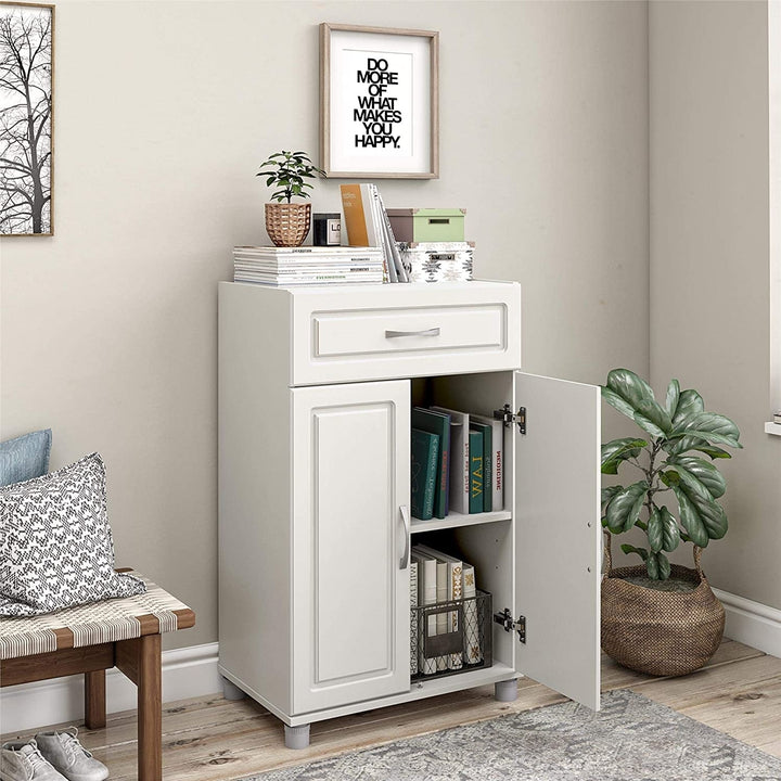 Kendall 1 Drawer/2 Door Base Storage Cabinet 24" - White Image 2