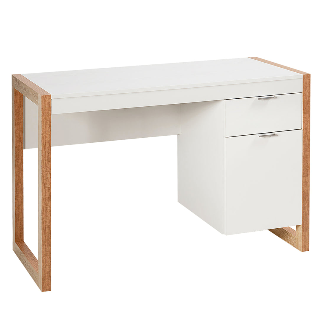 Computer Desk Workstation Table With Drawers Home Office Image 10