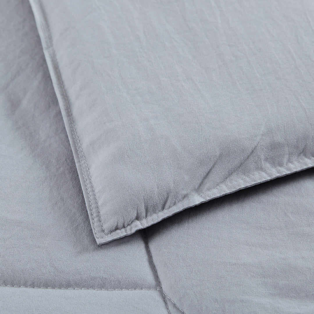 Down Alternative Ergonomic Reversible Throw Blanket, Ultra Soft Peach Skin Fabric, 50W x 70L" Image 5