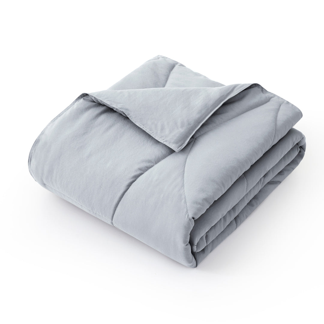 Down Alternative Ergonomic Reversible Throw Blanket, Ultra Soft Peach Skin Fabric, 50W x 70L" Image 9