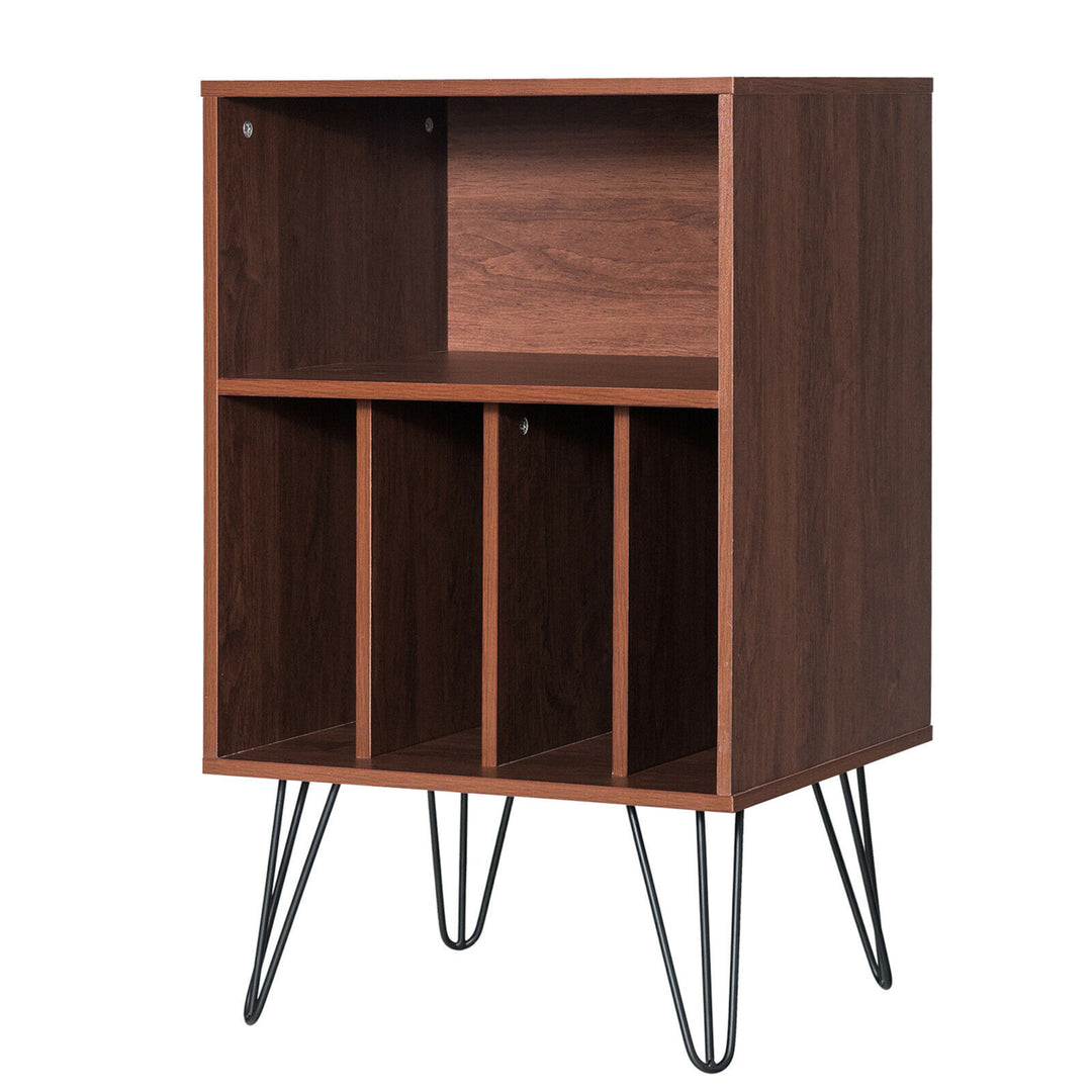 File Cabinet W/Split Storage Standing Display Bookshelf Bedroom Image 10