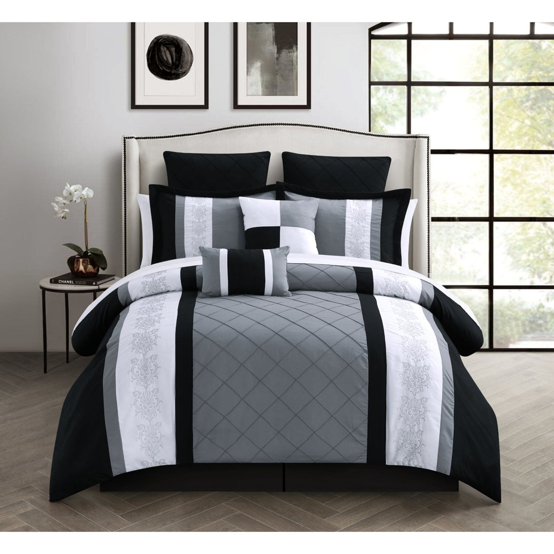 Livingston Oversized and Overfilled Comforter Set (8-Piece) Image 1