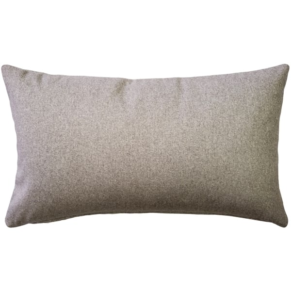 Kitsilano Gray Felt Coordinates Pillow 12x19 Modern Rectangle Polyfill Insert Image 3