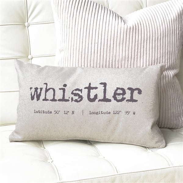 Whistler Gray Felt Coordinates Pillow 12x19 Inch Rectangular Polyfill Insert Image 4