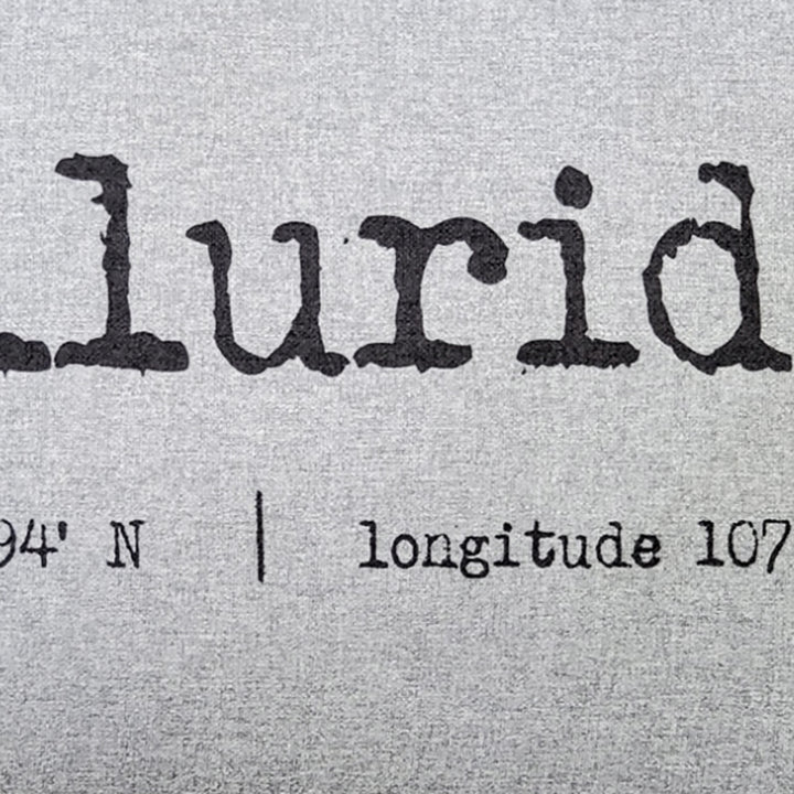 Telluride Gray Felt Coordinates Pillow 12x19 Rectangular Polyfill Insert Image 2