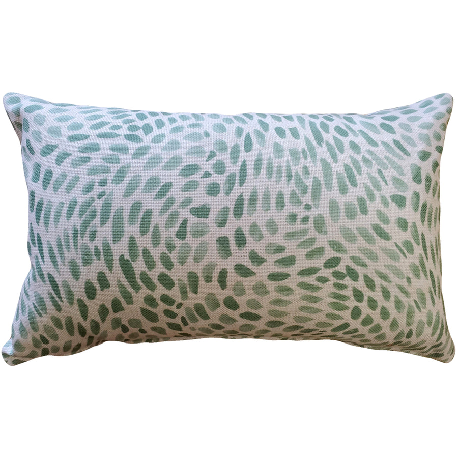 Matisse Spring Green 12x19 Inch Lumbar Pillow with Polyfill Insert Rectangular Image 1