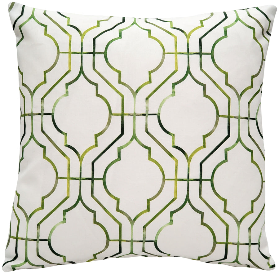 Biltmore Gate Green Throw Pillow 20x20 Inches Square, Complete Pillow with Polyfill Pillow Insert Image 1