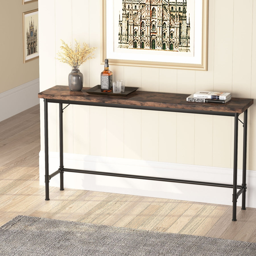 Tribesigns Narrow Console Table Industrial Entryway Table 37.4 Inch H HOGA-F1347 Image 1