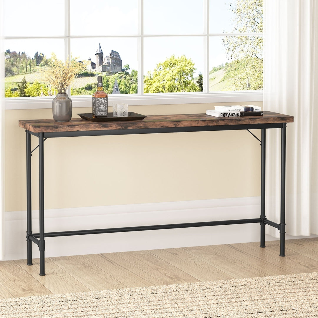 Tribesigns Narrow Console Table Industrial Entryway Table 37.4 Inch H HOGA-F1347 Image 3