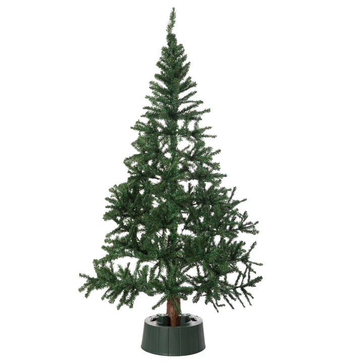 Plastic Christmas Tree Stand Green 15.75" with Screw Fastener Fits Up to 7 ft Image 4