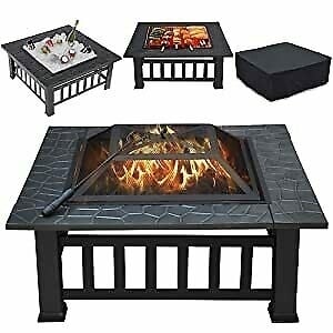 32" Fire Pit BBQ Image 2