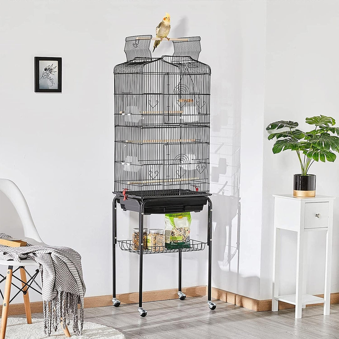 64-inch Play Open Top Medium Small Parrot Parakeet Bird Cage Image 1