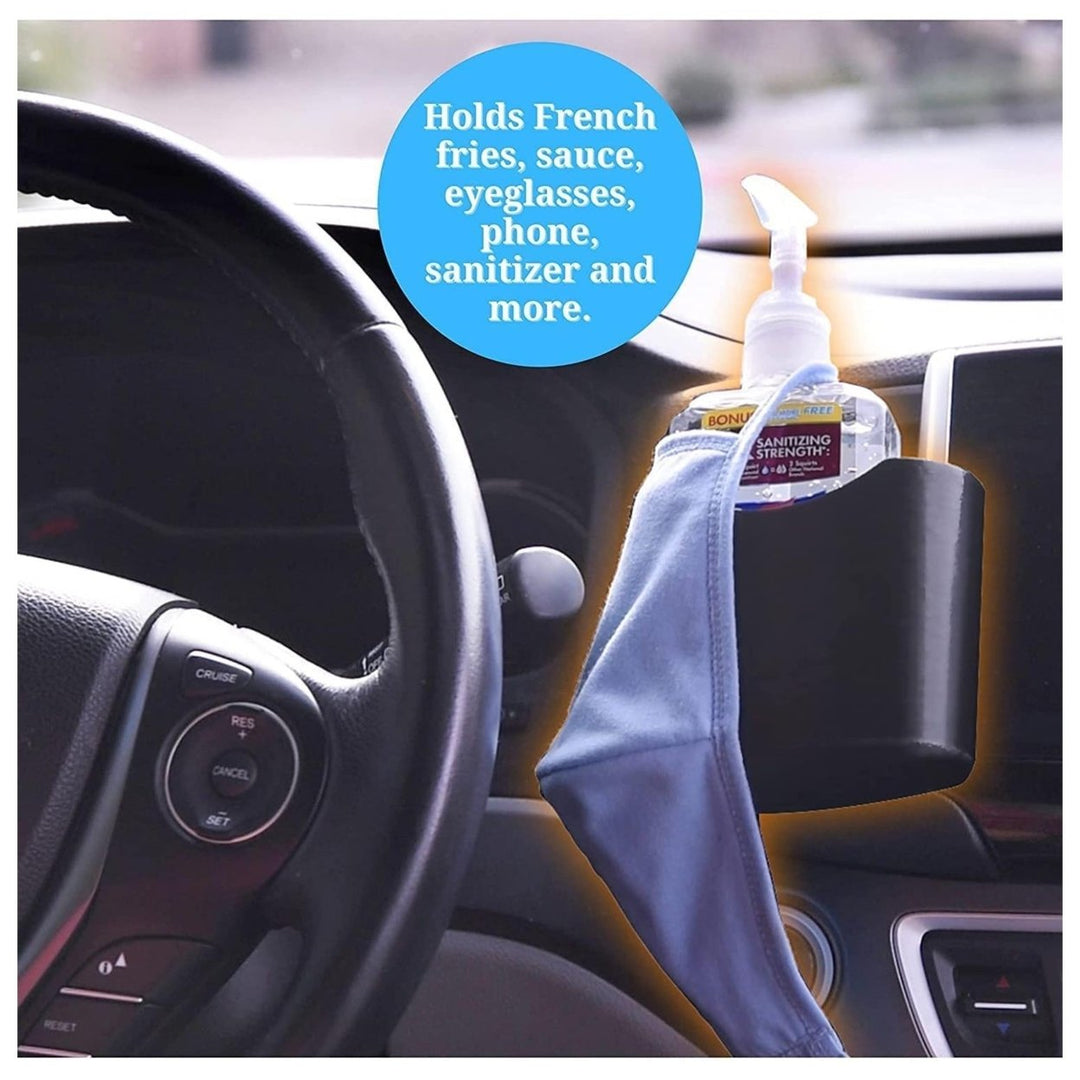 Vent N Door Caddy French Fry and Sauce Holder Combo On The Go Car Door Clip Mighty Mojo Image 5