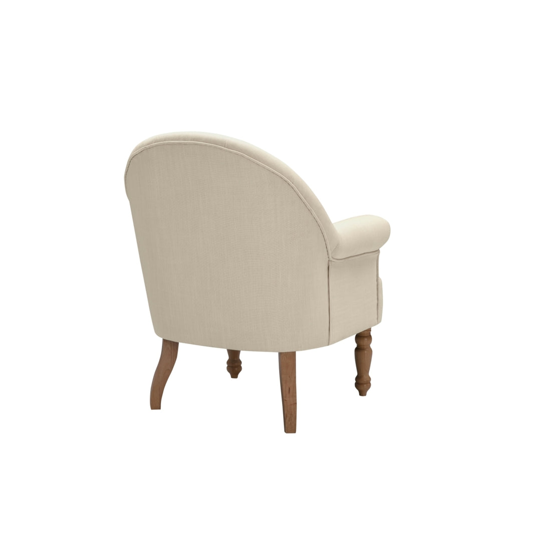 Syed Accent Chair-Upholstered-Flared arms-Curved Back Image 7