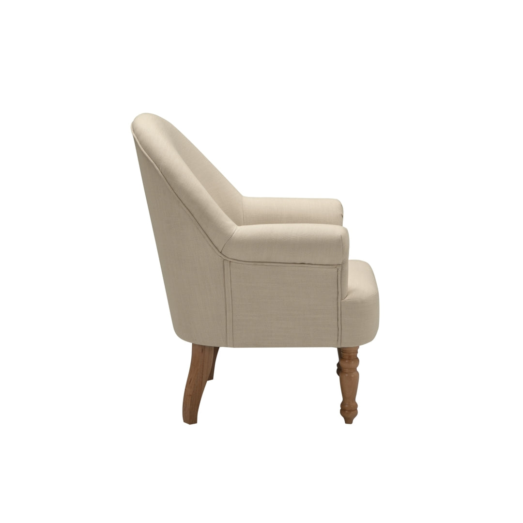 Syed Accent Chair-Upholstered-Flared arms-Curved Back Image 8