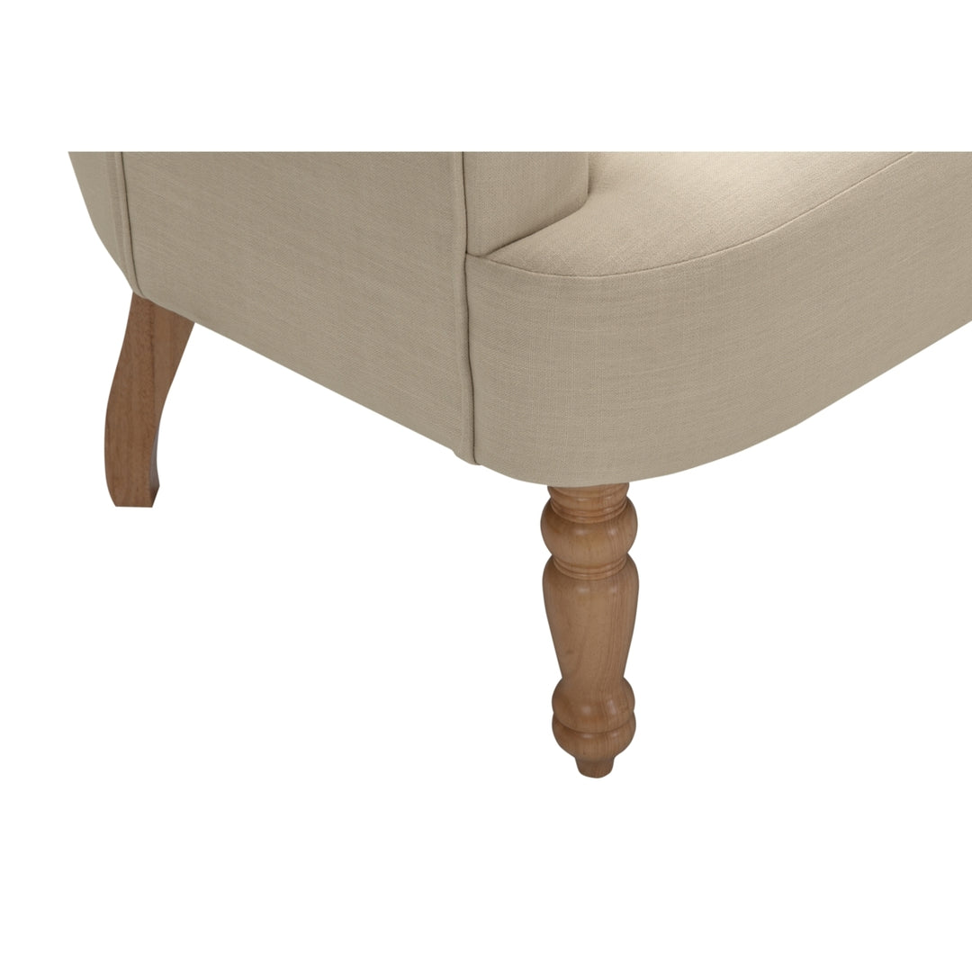 Syed Accent Chair-Upholstered-Flared arms-Curved Back Image 9