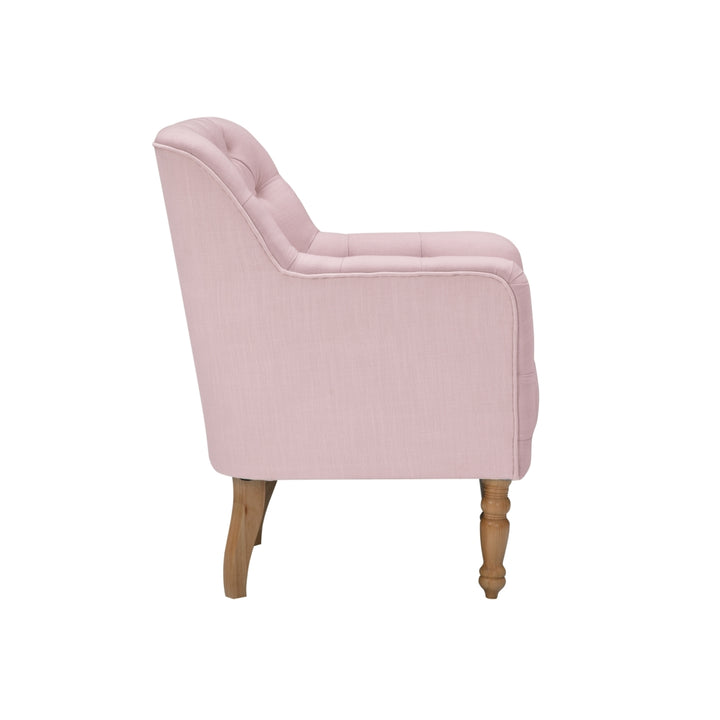 Aislynn Accent Chair-Upholstered-Flared Arms-Web Suspension Image 8