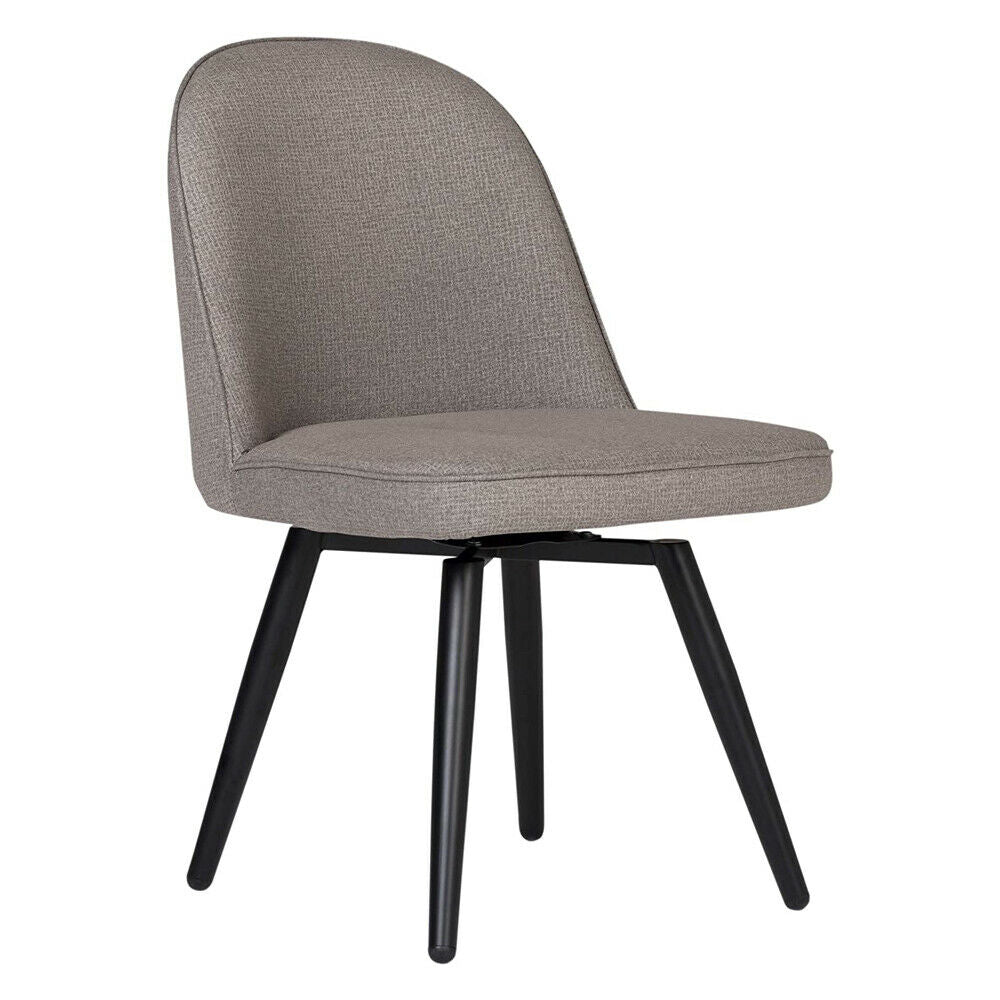 Studio Designs Home Dome Swivel Office or Dining Side Chair w/ Metal Legs, Beige Image 2