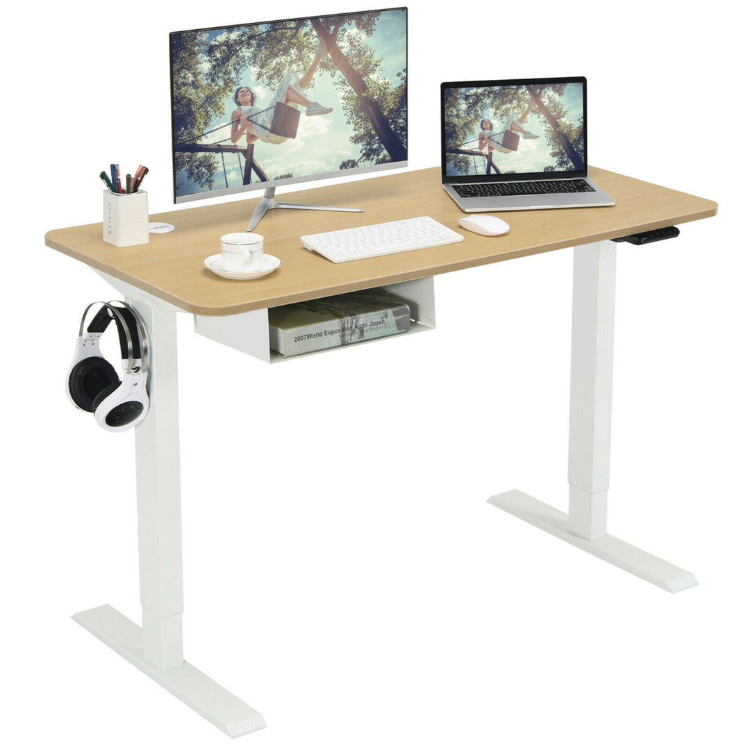 48 Electric Standing Desk Height Adjustable w/ Control Panel and USB Port Image 5