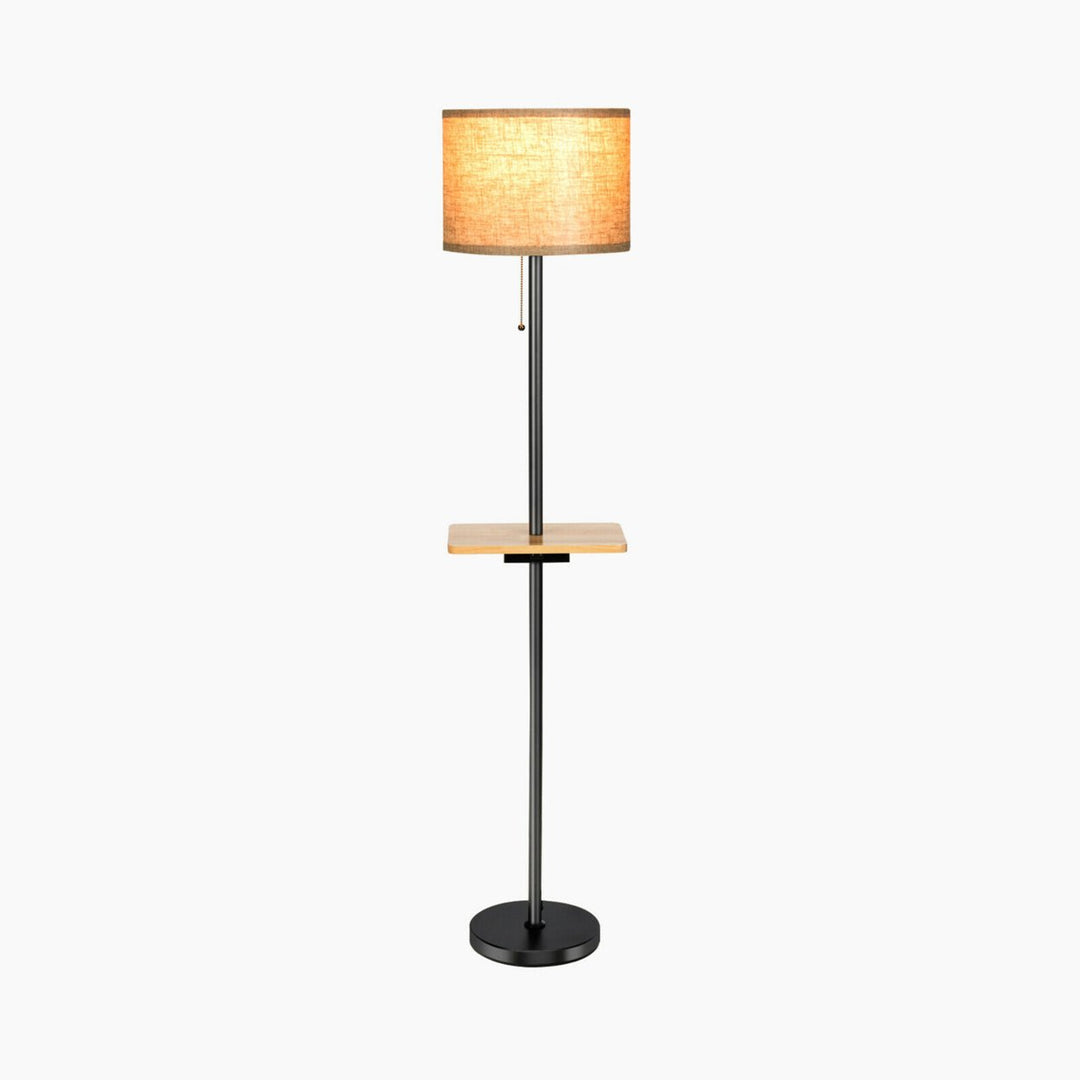 Modern Floor Lamp with Tray Table Dual USB Charging Ports 3-in-1 Floor Lamp Image 10