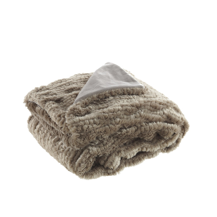 Noelia Throw-Extra Soft, Silk Touch-Honeycomb Texture-Exceptionally Cozy Image 4
