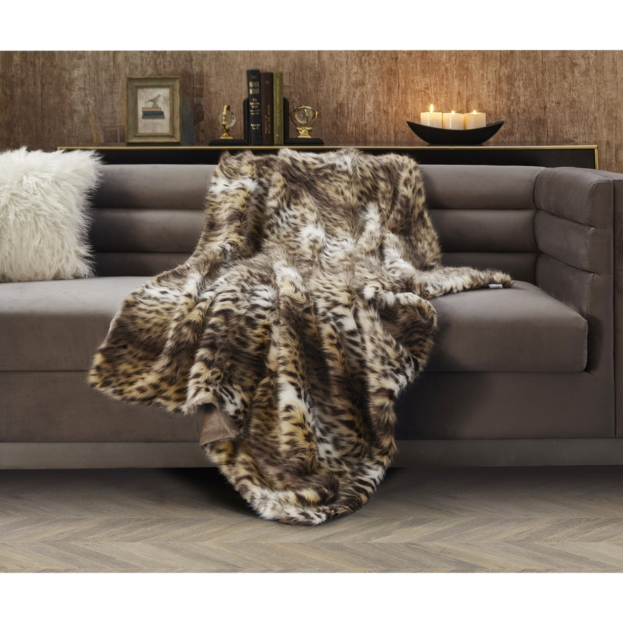 Avani Throw- Faux-Shaggy and Snuggly-Fluffy Cozy Texture Image 1