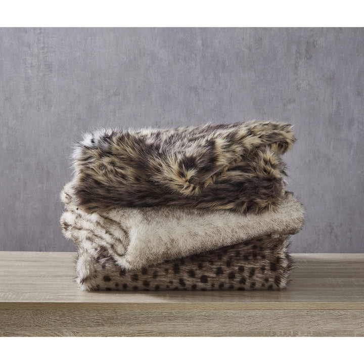 Avani Faux Shaggy Throw Blanket 50x60 Cozy Warm Fluffy Texture Multiple Colors Image 8