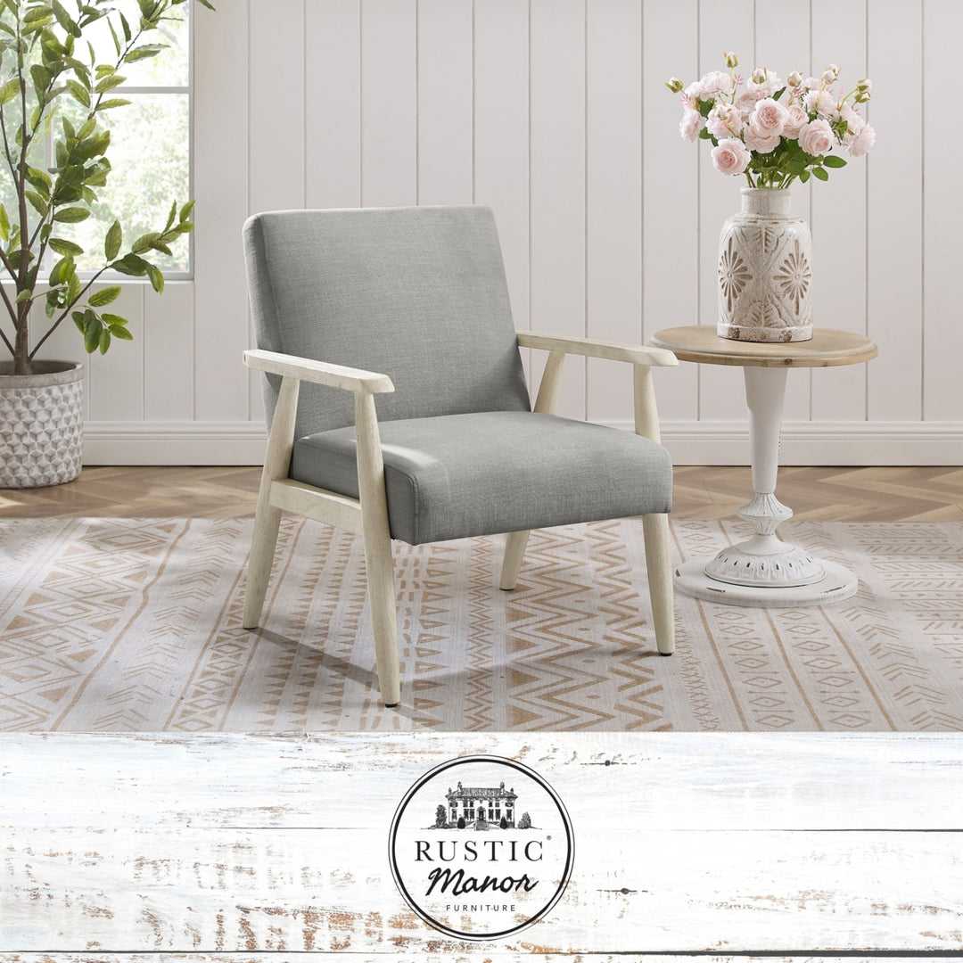 Vivianne Armchair-Upholstered-Square Arms-Sinuous Spring Image 1