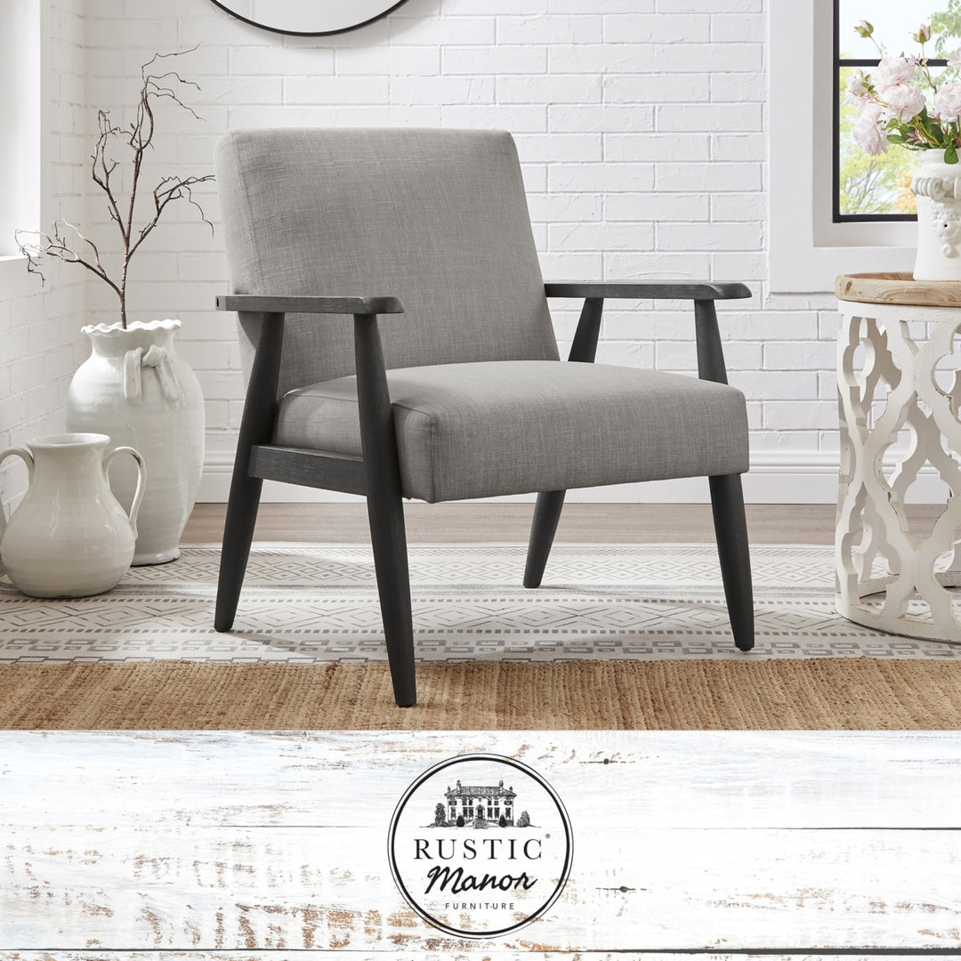 Vivianne Armchair-Upholstered-Square Arms-Sinuous Spring Image 2