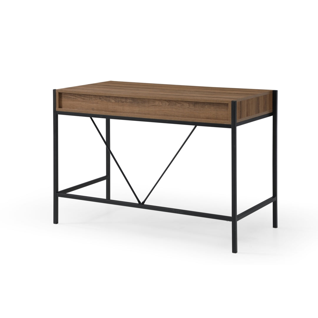 Asiya Desk-2 Storage Drawers-Poweder Coated Steel Legs - Image 5