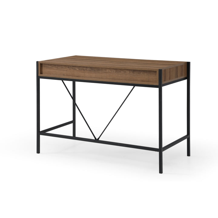 Asiya Desk-2 Storage Drawers-Poweder Coated Steel Legs - Image 5