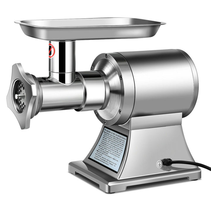 Commercial Grade Meat Grinder Stainless Steel Heavy Duty 1.5HP 1100W 550LB/h Image 10