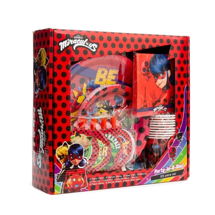 Mighty Mojo Miraculous Ladybug Party Kit 126pc Birthday Decoration Supplies Image 6