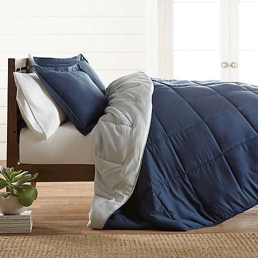 Bamboo Elegance Reversible Comforter - Premium Down Alternative Filling, Blended Cover, Soft, Quilted, Duvet Insert, Image 11