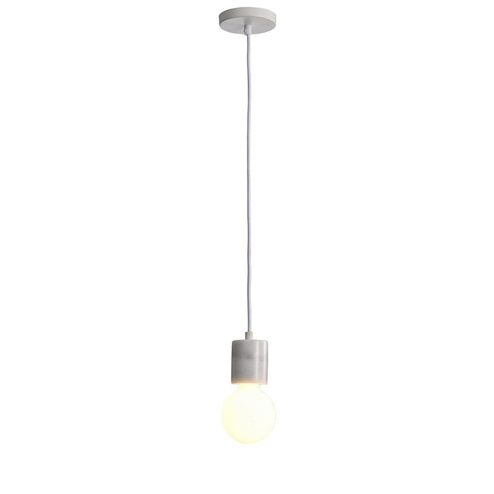 Marble Single Pendant Lamp 6.5cm Eco-Friendly Hanging Light Fixture Modern Design Image 2