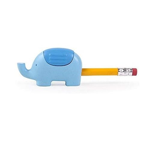 (2 Pack) Kikkerland Blue Elephant Pencil Sharpener Image 2